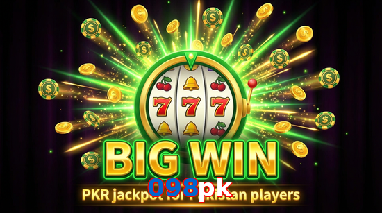 Big win animation on 098Pk slot game