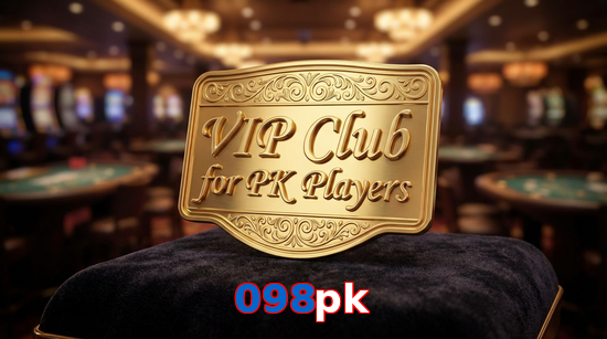 Main screen of 098Pk vip page for PK players